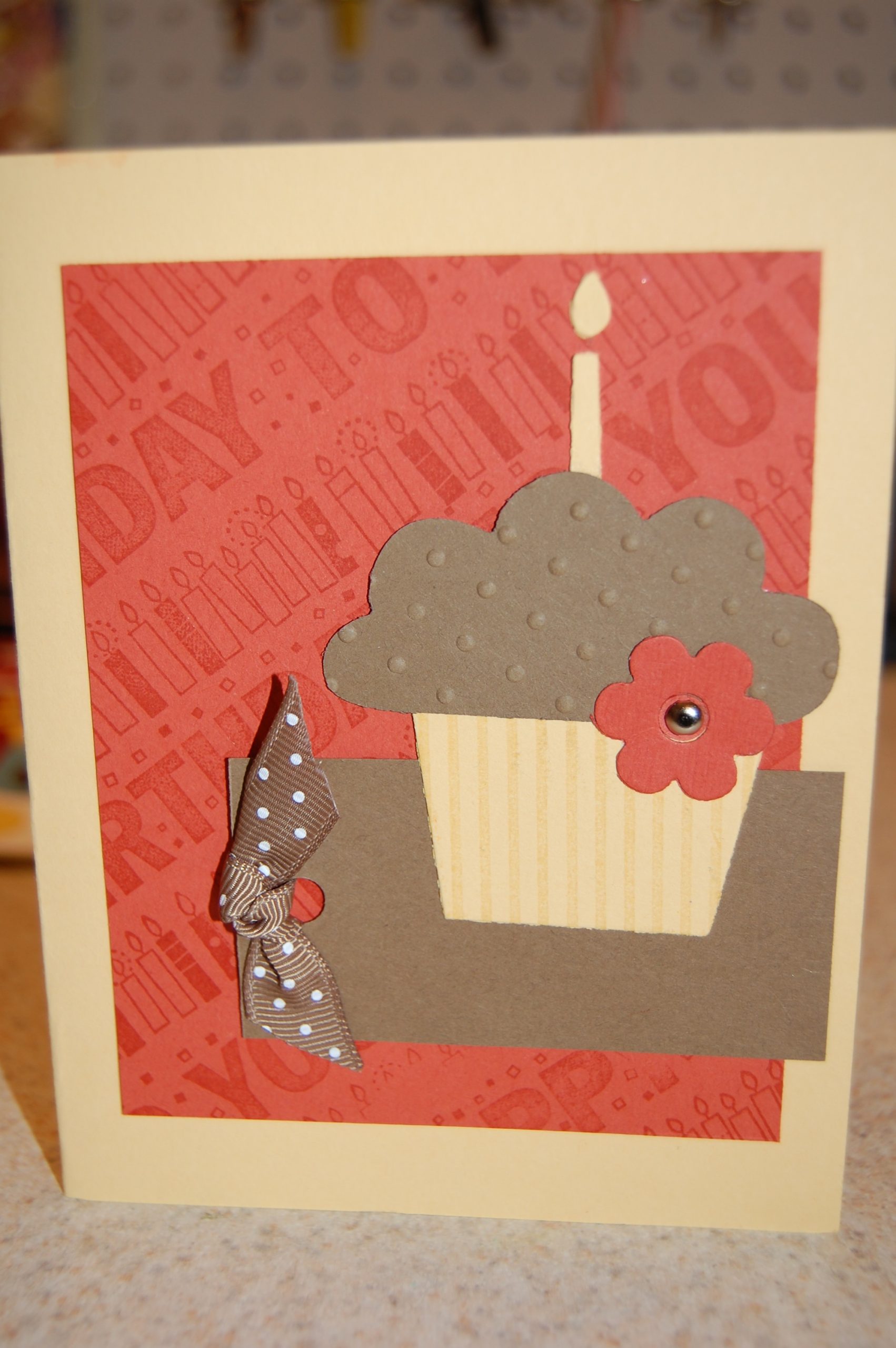 Big Bold Cupcakes, Stampin Up, Dusty Durango, Big Shot